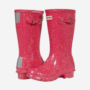 GUC Hunter Original Giant Glitter Wellies size 5 (big kid)